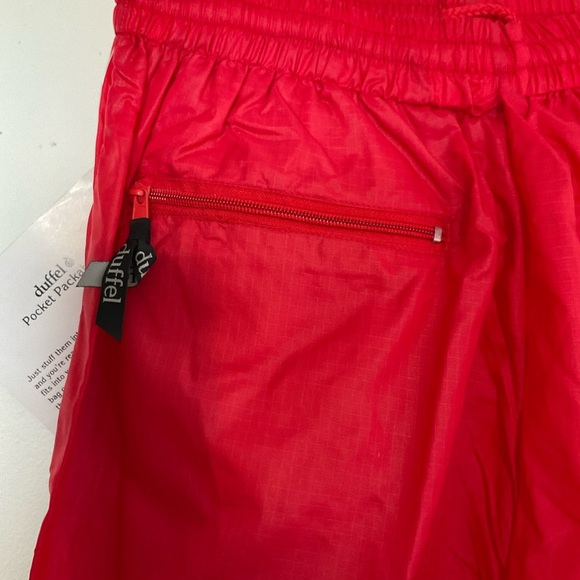 NWT | VINTAGE 80s | Duffel Sportswear Tracksuit | Pocket Packables | Red | Large - Picture 8 of 13